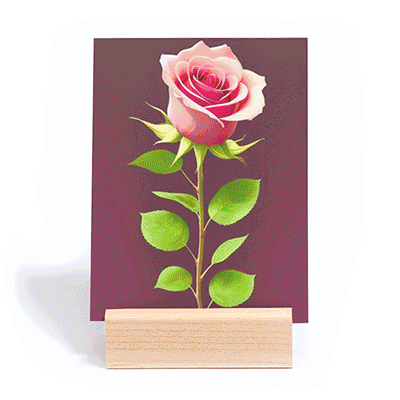 Flowers on mini prints, stickers and magnets available on Threadless